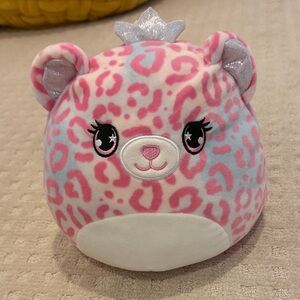 Squishmallow 8” Brandi the Pink Leopard Plush